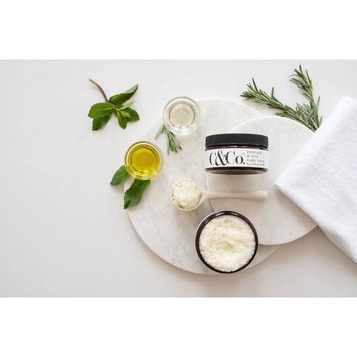 C&Co.® Handcrafted Skincare Rosemary & Mint Sugar Scrub