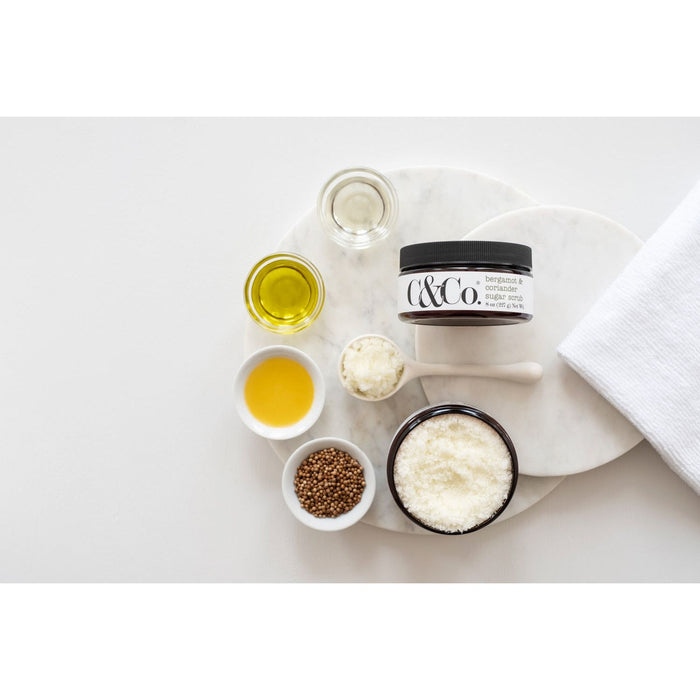 C&Co.® Handcrafted Skincare Bergamot & Coriander Sugar Scrub