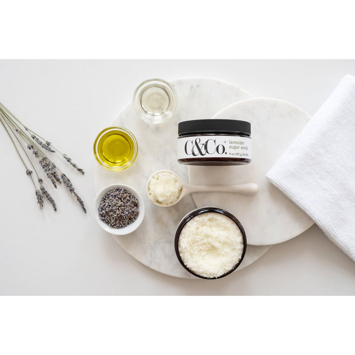 C&Co.® Handcrafted Skincare Lavender Sugar Scrub