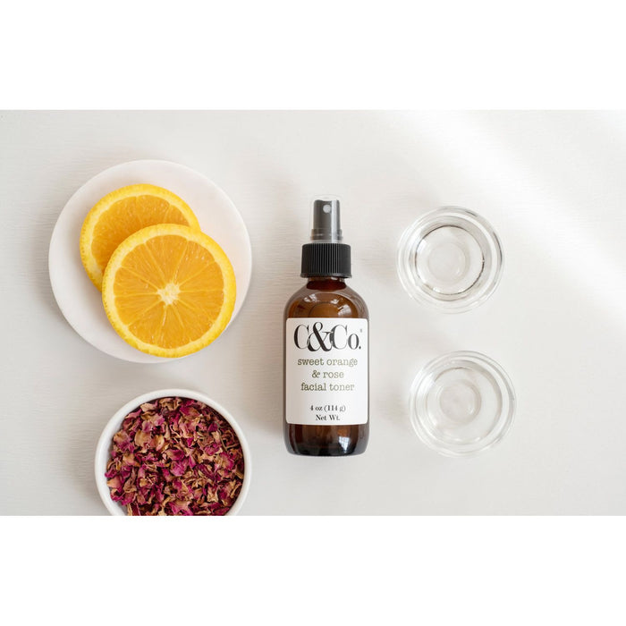 C&Co.® Handcrafted Skincare Sweet Orange & Rose Facial Toner