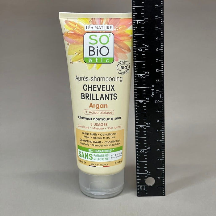 Paywut - So Bio Etic Apres Shampooing Cheveux Brilliants Argan Shiny Hair Conditioner 6.76 Fl Oz (New)