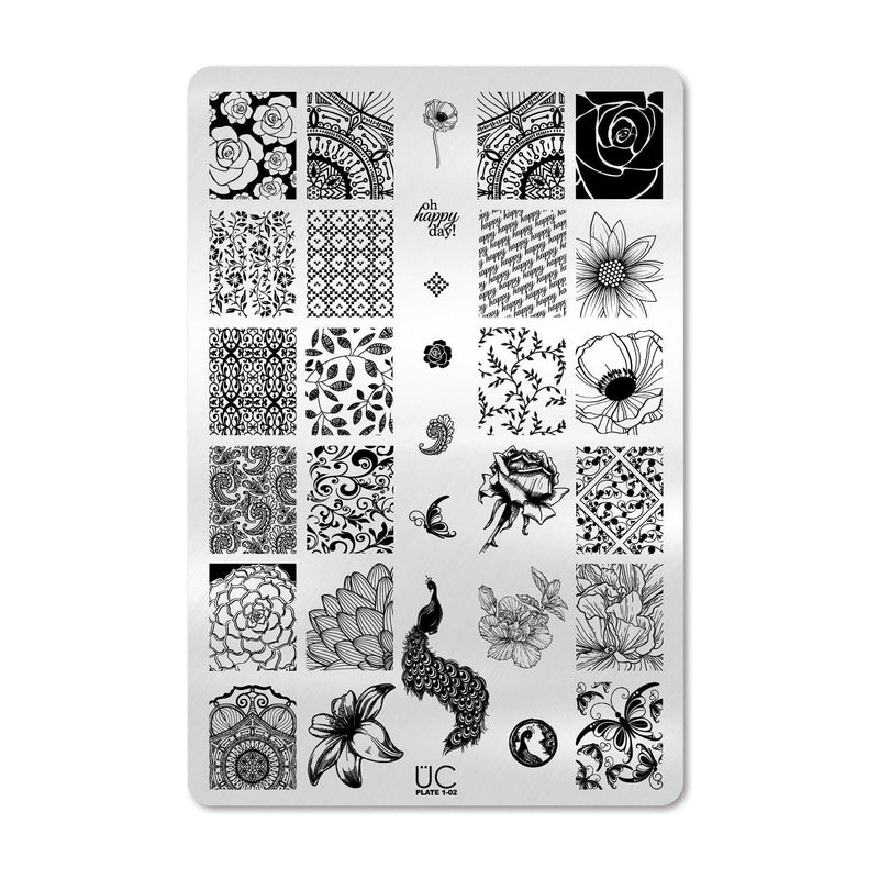 UberChic Beauty Collection 01 Stamping Plate