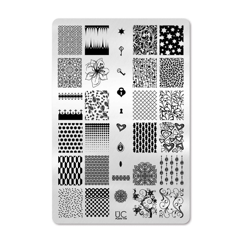 UberChic Beauty Collection 01 Stamping Plate