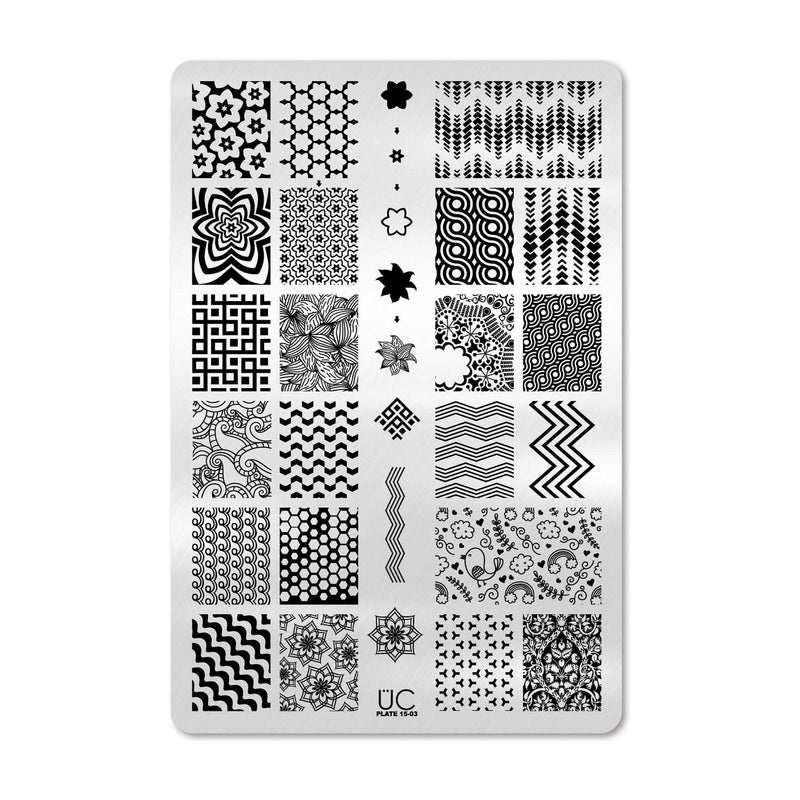 UberChic Beauty Collection 15 Stamping Plate