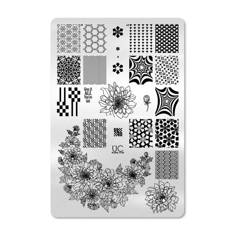 UberChic Beauty Collection 17 Stamping Plate