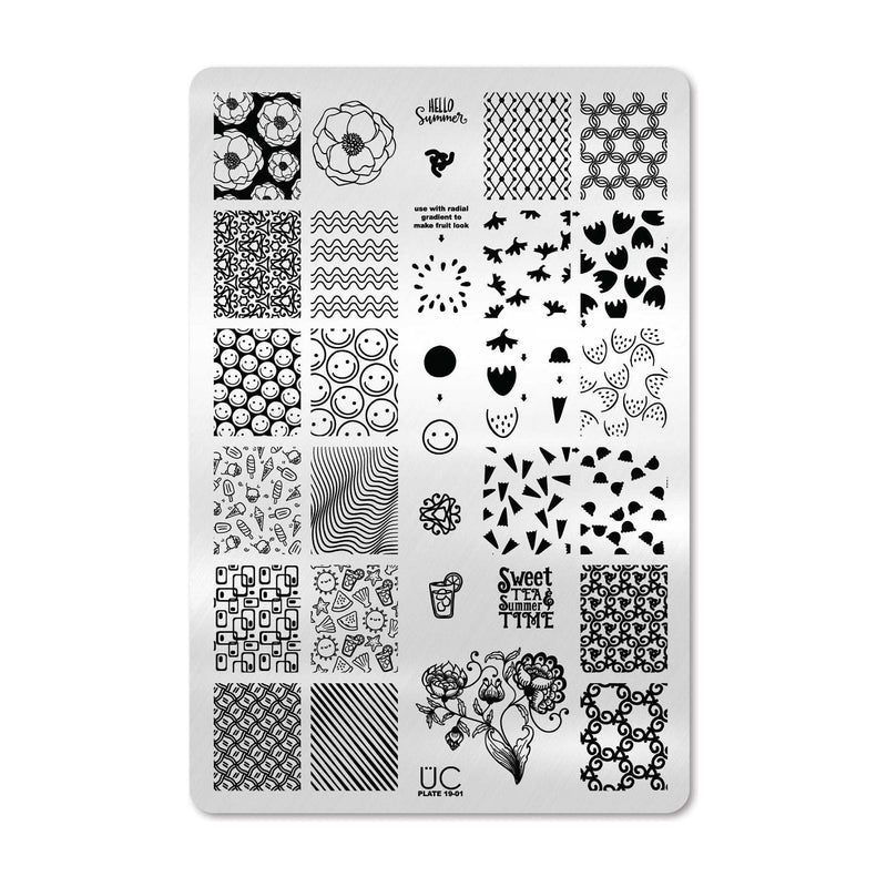 UberChic Beauty Collection 19 Stamping Plate