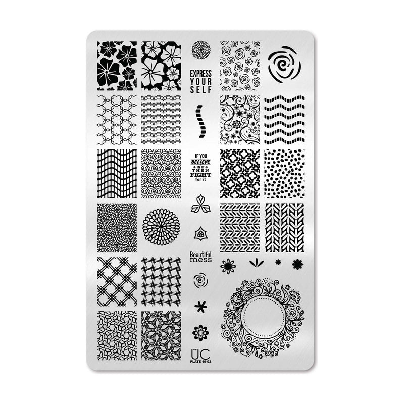 UberChic Beauty Collection 19 Stamping Plate