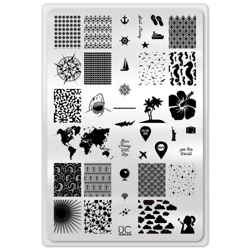 UberChic Beauty Collection 02 Stamping Plate