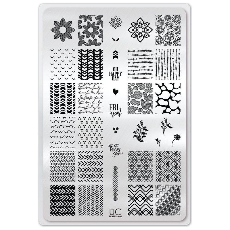 UberChic Beauty Collection 28 Stamping Plate
