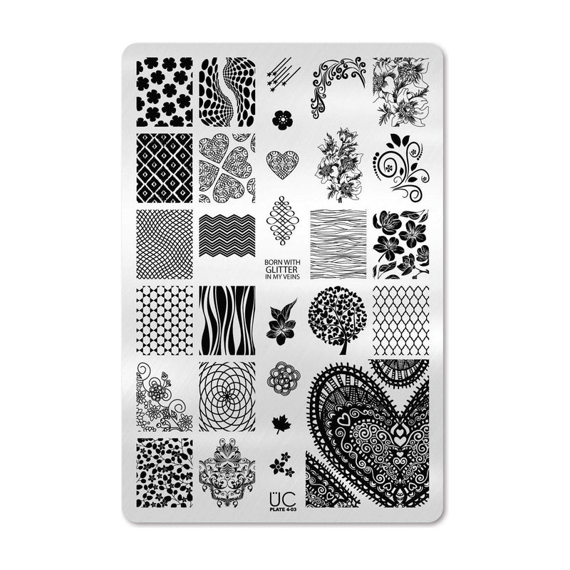 UberChic Beauty Collection 04 Stamping Plate