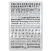 UberChic Beauty Alphabet-02 Stamping Plate