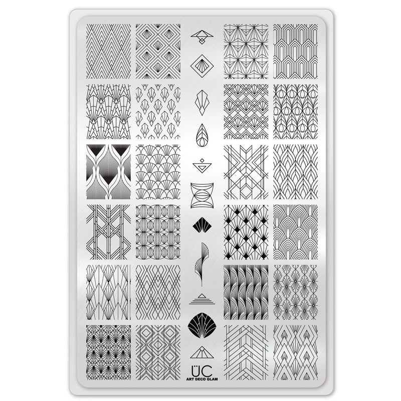 UberChic Beauty Art Deco Glam Stamping Plate