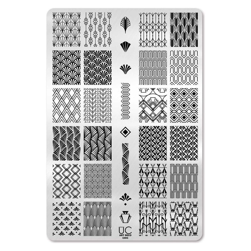 UberChic Beauty Art Deco Chic Stamping Plate