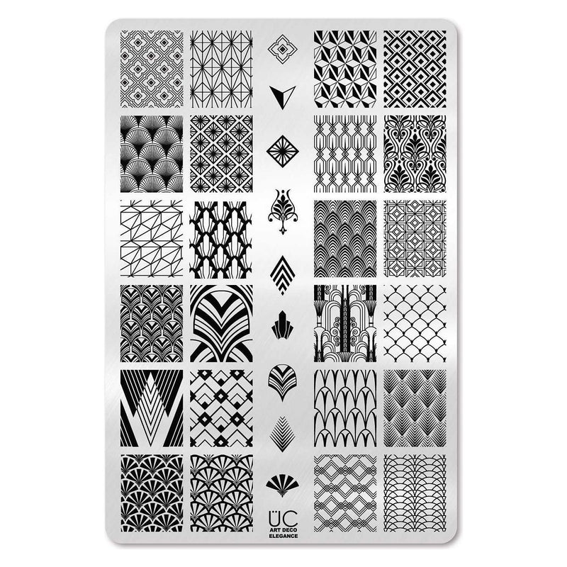 UberChic Beauty Art Deco Elegance Stamping Plate