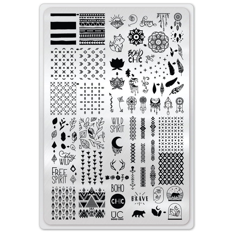 UberChic Beauty Boho Chic Stamping Plate