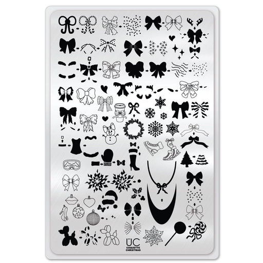 UberChic Beauty Coquette Christmas Stamping Plate