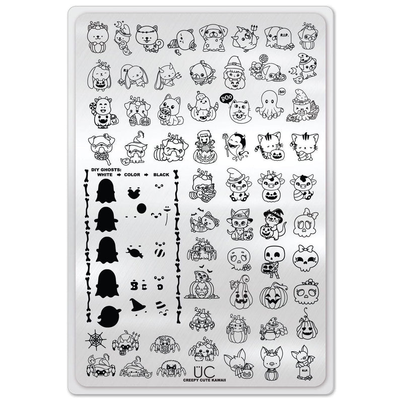 UberChic Beauty Creepy Cute Kawaii Stamping Plate