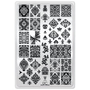 UberChic Beauty Damask & Baroque Stamping Plate