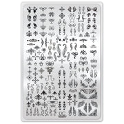 UberChic Beauty Flourishes & Ornaments Stamping Plate