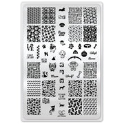 UberChic Beauty Furry Best Friends Stamping Plate