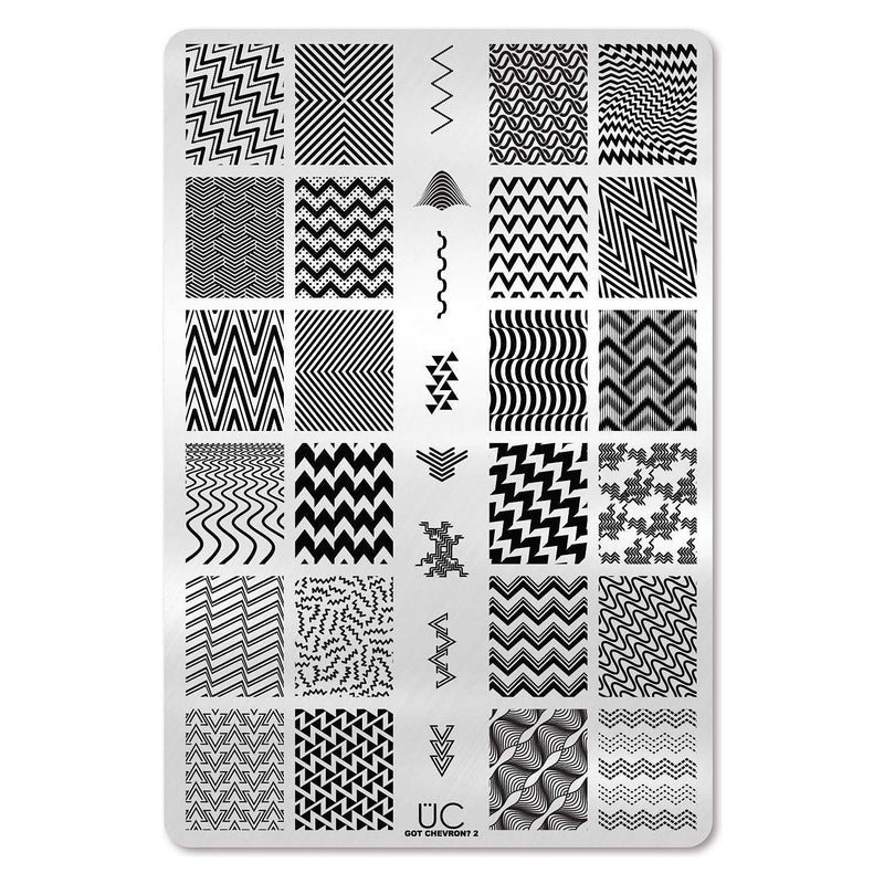 UberChic Beauty Got Chevron-02 Stamping Plate