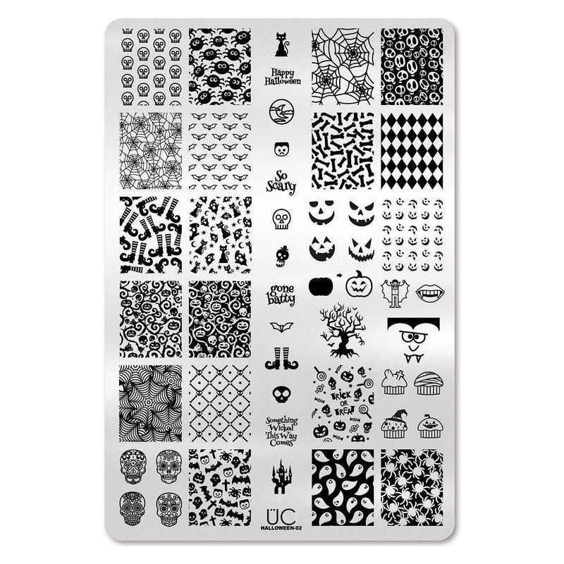 UberChic Beauty Halloween-02 Stamping Plate