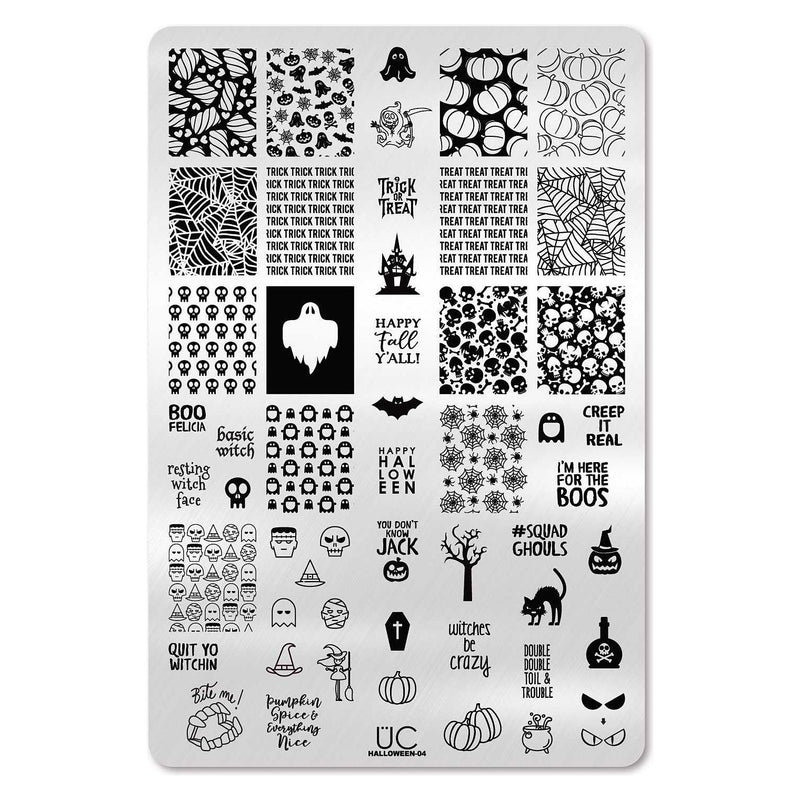 UberChic Beauty Halloween-04 Stamping Plate