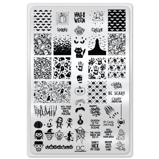 UberChic Beauty Halloween-07 Stamping Plate
