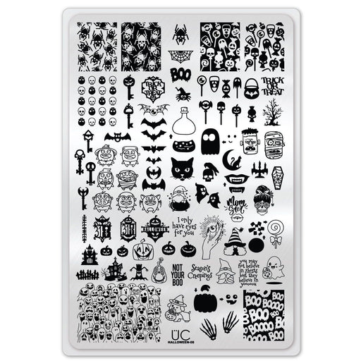UberChic Beauty Halloween-08 Stamping Plate