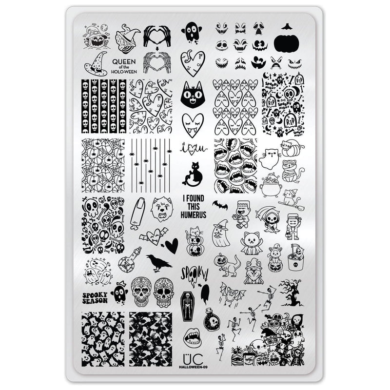 UberChic Beauty Halloween-09 Stamping Plate