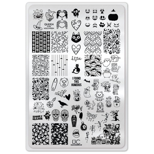 UberChic Beauty Halloween-09 Stamping Plate