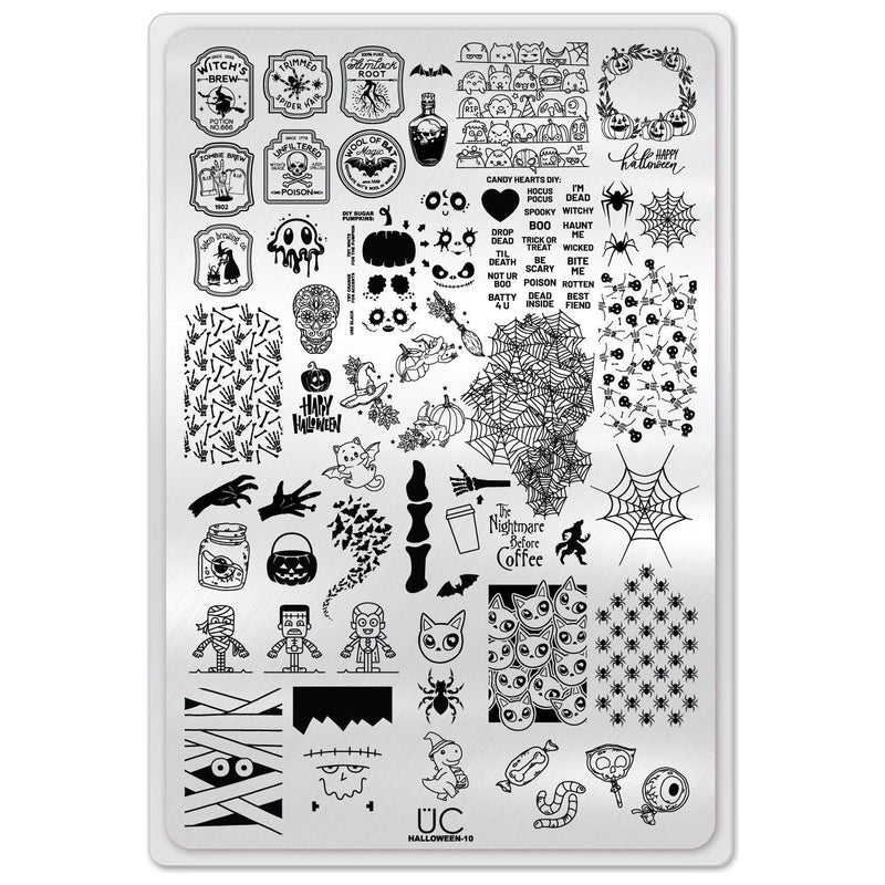 UberChic Beauty Halloween-10 Stamping Plate