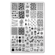 UberChic Beauty Happy Christmas, (Christmas-04) Stamping Plate