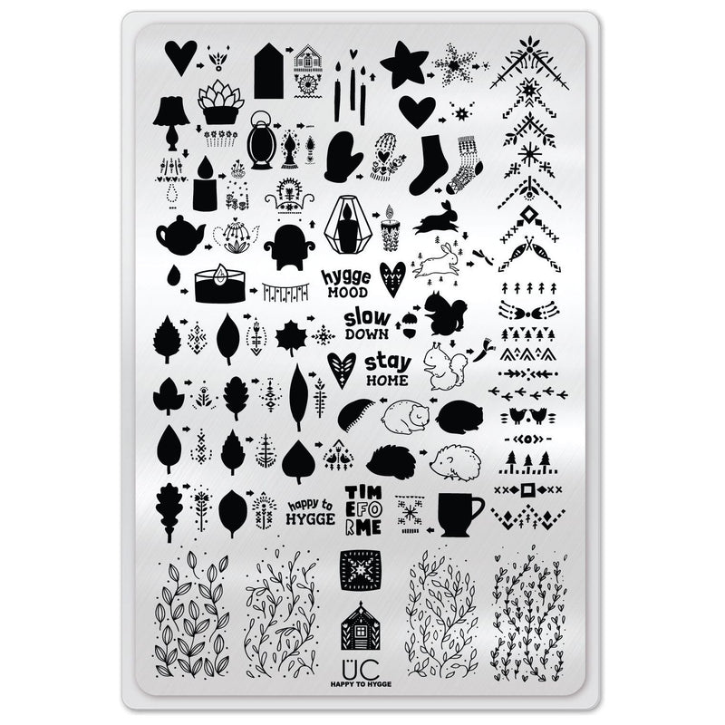 UberChic Beauty Happy To Hygge Stamping Plate