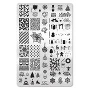 UberChic Beauty Holiday Jingle, (Christmas-03) Stamping Plate