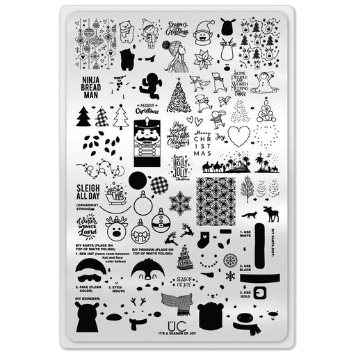 UberChic Beauty It's A Season Of Joy Stamping Plate