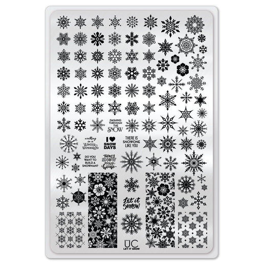 UberChic Beauty Let It Snow Stamping Plate
