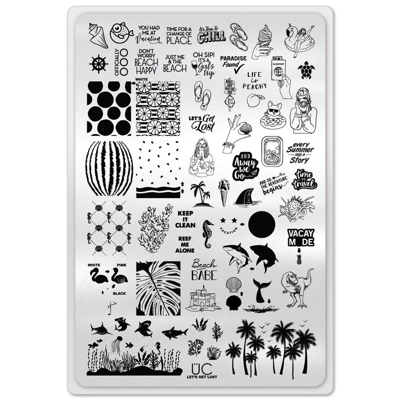 UberChic Beauty Let's Get Lost Stamping Plate