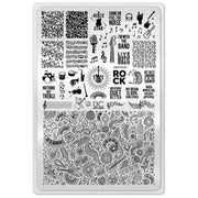 UberChic Beauty Let's Rock Stamping Plate