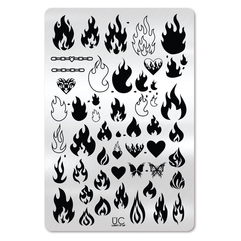 UberChic Beauty Light It Up Stamping Plate