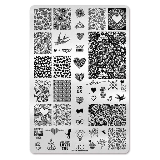 UberChic Beauty Love and Marriage-04 Stamping Plate
