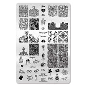 UberChic Beauty Love and Marriage-01 Stamping Plate