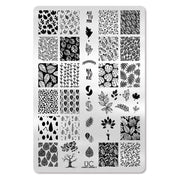 UberChic Beauty Lovely Leaves-02 Stamping Plate