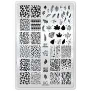 UberChic Beauty Lovely Leaves-04 Stamping Plate
