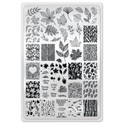 UberChic Beauty Lovely Leaves-06 Stamping Plate
