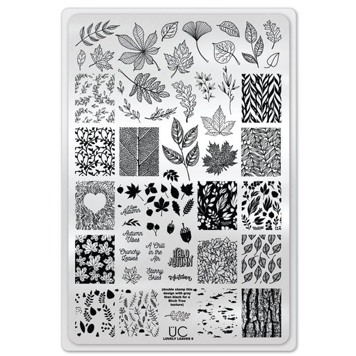 UberChic Beauty Lovely Leaves-06 Stamping Plate