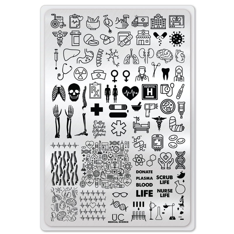 UberChic Beauty Medical Science Stamping Plate