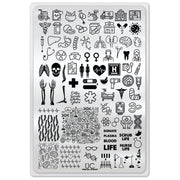 UberChic Beauty Medical Science Stamping Plate