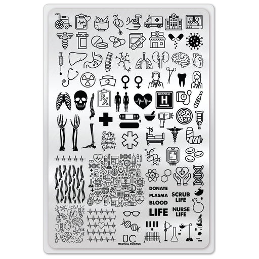 UberChic Beauty Medical Science Stamping Plate