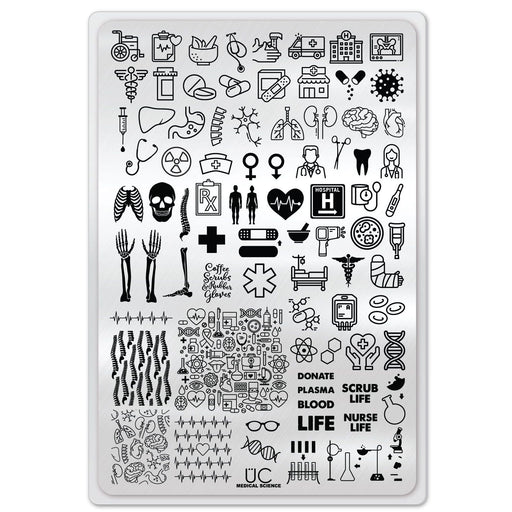 UberChic Beauty Medical Science Stamping Plate